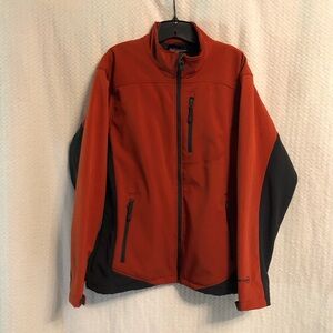 Free Country Performance Jacket, Orange and Gray - Size L